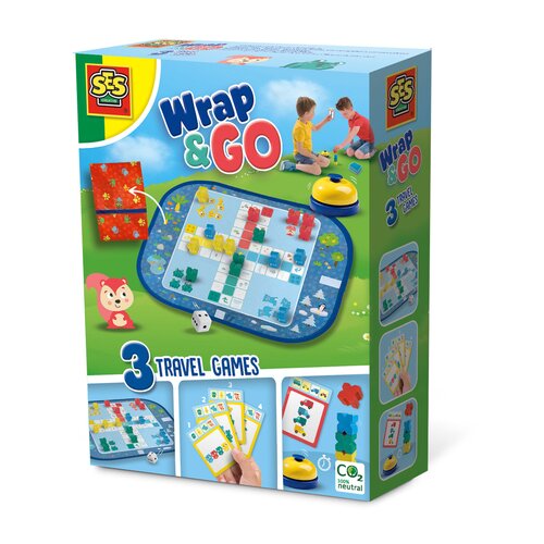 Ses Potovanje z igrami Wrap&amp;amp;Go - Ludo - Kvartet - Hitri bloki, (21333316) Slike