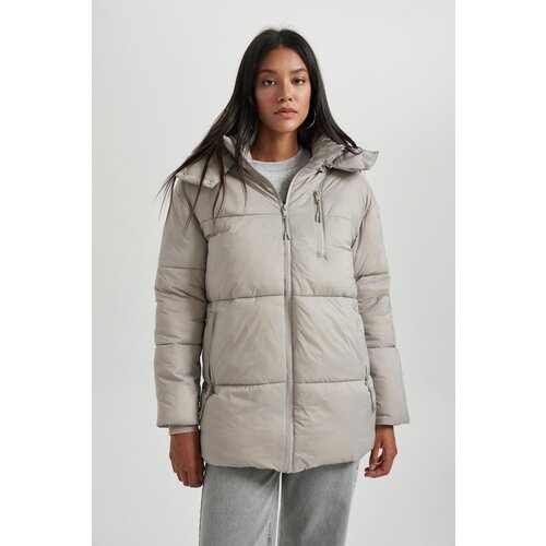Defacto Waterproof Relax Fit Hooded Puffer Jacket Slike