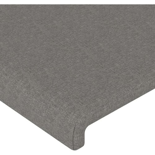  Uzglavlja 4 kom tamnosivi 80x5x78/88 cm od tkanine Slike