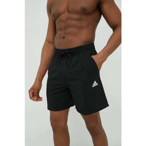 Adidas Kratke hlače za vadbo Chelsea moške, črna barva