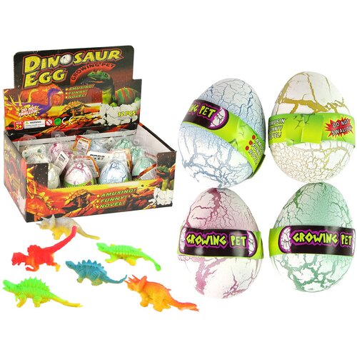 Hatching Magic Dinosaur Egg Growing 6 cm White. Slike
