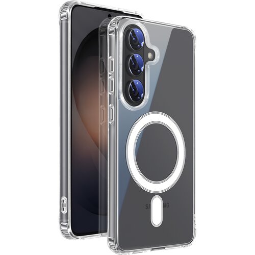AVIZAR Magnetni ovitek za Galaxy S26 Plus Qi2 združljiv z MagSafe, Prozorna, (5000274844) Cene