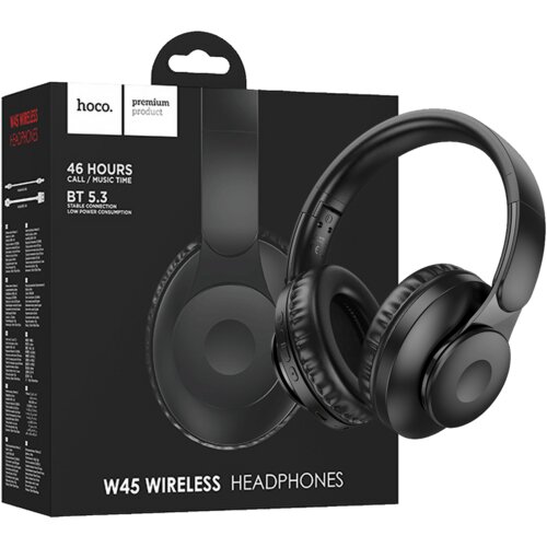 Hoco. Hoco Slu&amp;scaron;alice bežične, Bluetooth - W45 Enjoy, Crne Slike