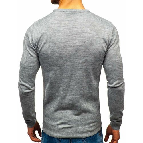 DStreet Fashionable men's sweater BOLF 2300 - gray, Slike