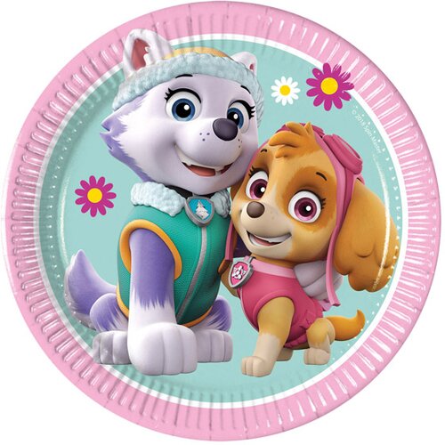 PARTY DECO papirni tanjir Pav Patrol 20cm 8/1 Slike