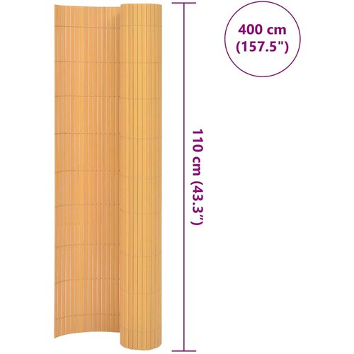  vrtna ograda 110 x 400 cm žuta Slike