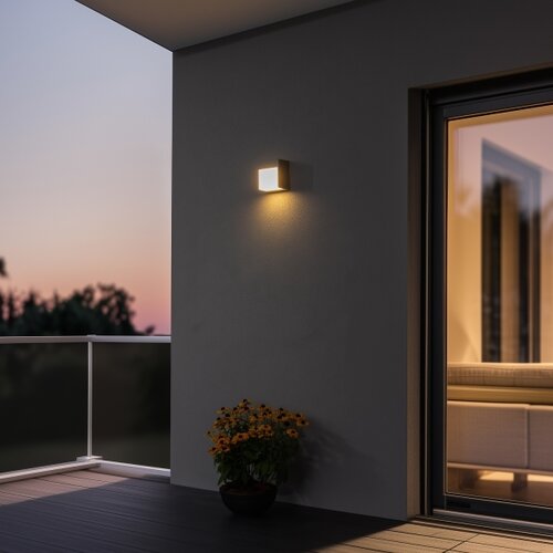  Brilagi - LED spolja&amp;scaron;nja zidna svetiljka TERNI LED/12W/230V siva IP44 Slike