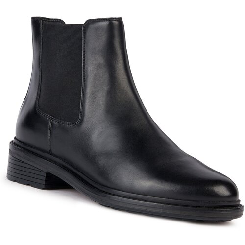 Geox Gležnjarji Chelsea D Walk Pleasure D36TGE 00043 C9999 Black Slike