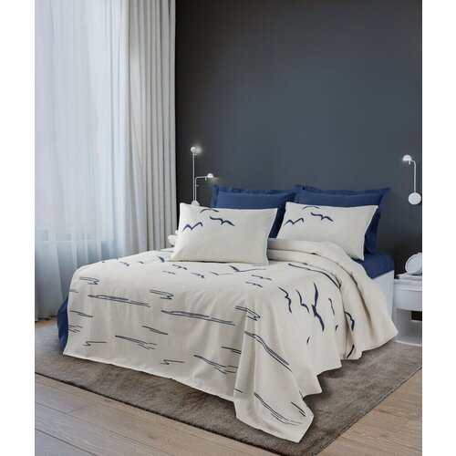 Aberto Design double Prekrivač Larum, 200x230cm, Krem Slike