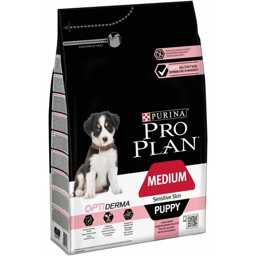 Pro Plan PURINA Medium Puppy Sensitive Skin - Varčno pakiranje: 2 x 3 kg