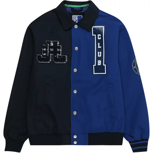 Jack & Jones Prehodna jakna 'ECOLE' marine / temno modra / bela