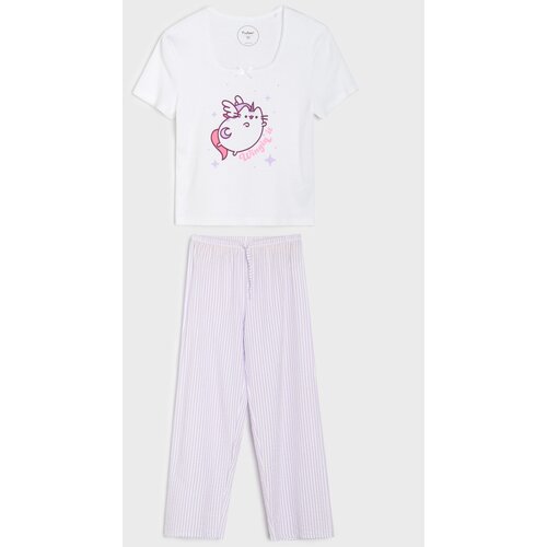 Sinsay Komplet dvodijelne pidžame s printom Pusheen The Cat Slike