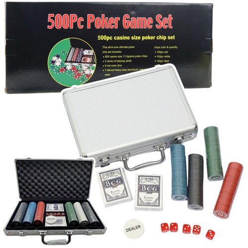  Profesionalni poker set &ndash; aluminijsko kući&scaron;te, 500 dijelova Cijene