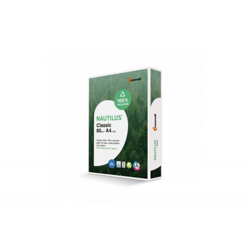 Fotokopir PAPIR ILK NAUTILUS A4 80G RECIKLIRANI CLASSIC PK500 MONDI Cene