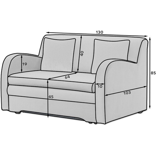 ELTAP Modra žametna raztegljiva sedežna garnitura 130 cm Ario &amp;ndash; Slike