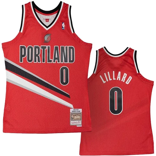 Mitchell And Ness muški Damian Lillard 0 Portland Trail Blazers 2012-13 Swingman Alternate dres