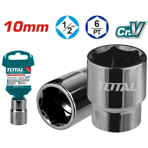 Total Gedora 1/2" 10mm, niklovana THTST12101 Cene