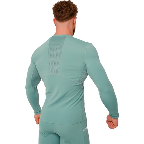 GymBeam mu&amp;scaron;ka kompresivna majica dugih rukava High Blue 95935 Slike