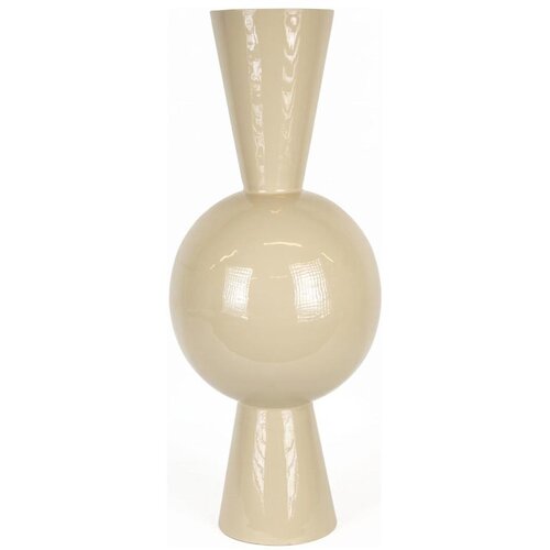  Metalna vaza 60x25 cm bež Slike