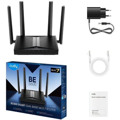 Cudy WR3600 BE3600 gigabit wi-fi 7 router Cene