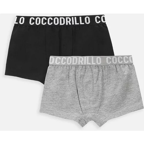Coccodrillo Otroške boksarice 2-pack črna barva