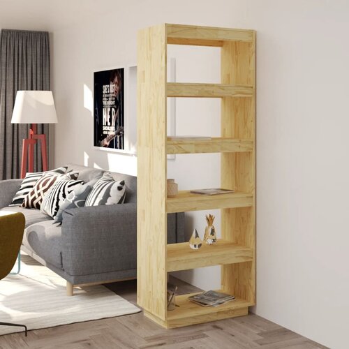 VidaXL Ormarić za knjige / sobna pregrada 60 x 35 x 167 cm od borovine Slike
