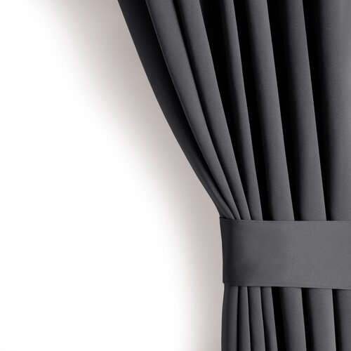 Restilo Antracitno siva zatamnjujuća/termo izolacijska zavjesa 140x270 cm Pleat &amp;ndash; Slike