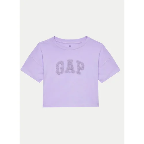 GAP Majica 883128-01 Vijolična Relaxed Fit