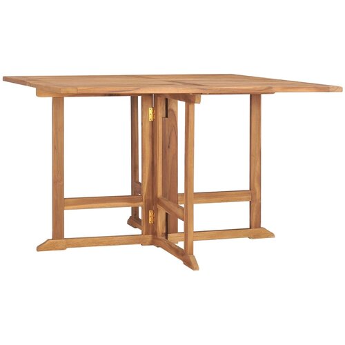  Sklopivi vrtni blagovaonski stol 110 x 110 x 75 cm od tikovine Cijene