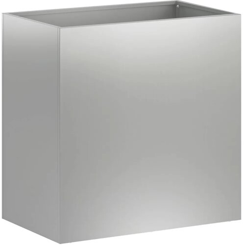  Vrtna saksija Srebrna 50 x 30 x 40 cm Pocinčani čelik - Pocinčani čelik 50 x 30 x 40 cm 1 Cene