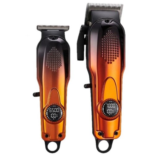 INF LCD digitalni 2-v-1 brezžični strižnik in trimer Pompadour, (5000339617) Slike