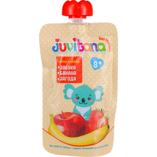 Juvitana voćni pire jabuka, banana i jagoda Cene