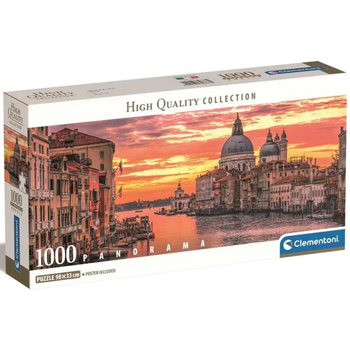 Clementoni Canal Grande, Benetke 1000-delni HQC panorama sestavljanka 98x33cm - Cene
