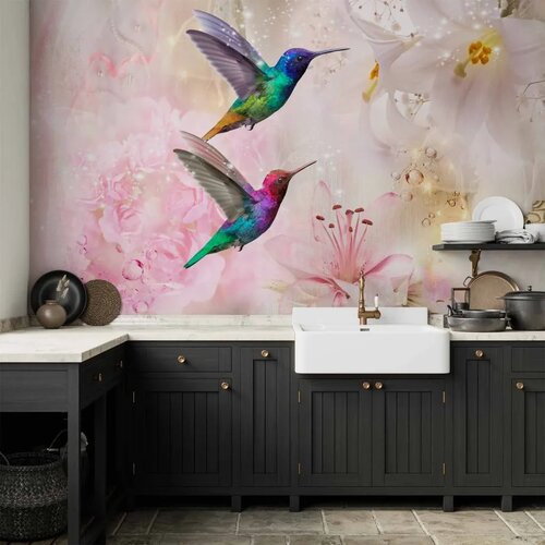  Foto tapeta - Colourful Hummingbirds (Pink) 250x175 Vodootporna Cene