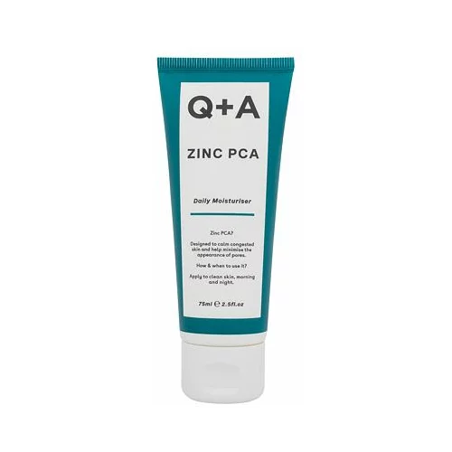 Q+A zinc pca daily moisturiser vlažilna dnevna krema za obraz 75 ml za ženske