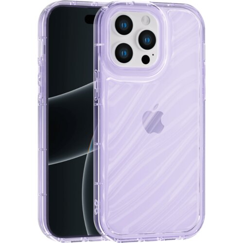 Apple aurora wave maska za iphone 15 pro max - ljubičasta Cene
