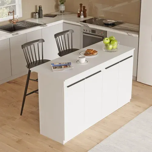 Hanah home OR1-W white kitchen table