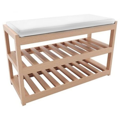  Cipelarnik drveni sa klupom Bienwood BIE-7005e Slike