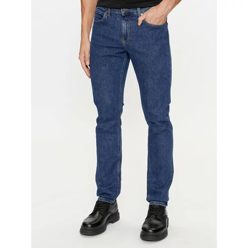 Calvin Klein Jeans hlače K10K110708 Modra Slim Fit