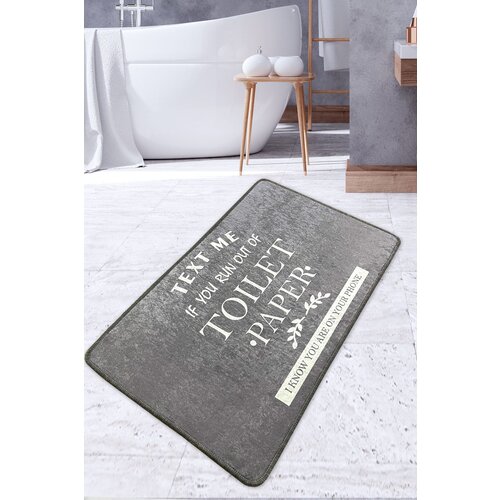  Toilet - Grey Multicolor Bathmat Cene