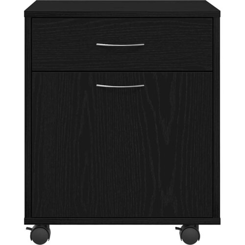  Mobilni ormar Crni hrast 45 x 38 x 54 cm Konstruirano drvo Slike