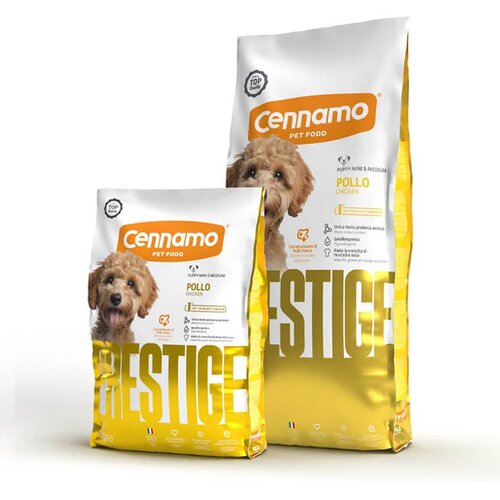 CENNAMO PRESTIGE Dog Puppy Mini &amp;amp; Medium Pollo - hrana za &amp;scaron;tence malih i srednjih rasa sa piletinom (2kg, 12kg) 12kg Slike