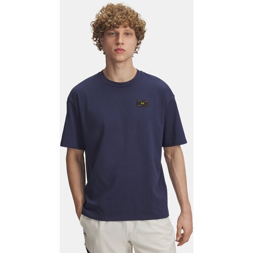 Under Armour Men's UA HWT WOVEN LABEL SS-BLU - Men's T-Shirt Cijene