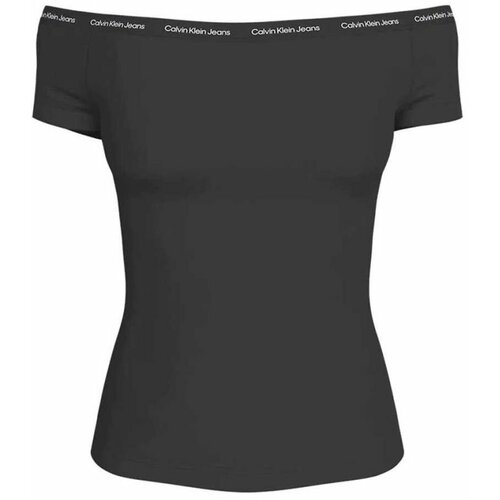Calvin Klein ženska majica otkrivenih ramena CKJ20J223098-BEH Slike