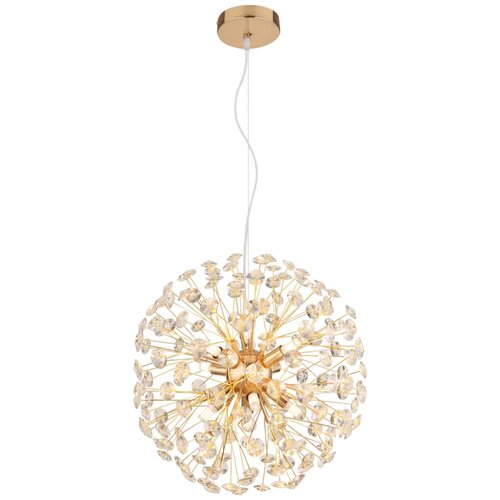 Globo Katrina luster 8xG9 LED kristalni zlatni &amp;Oslash;400 mm Slike