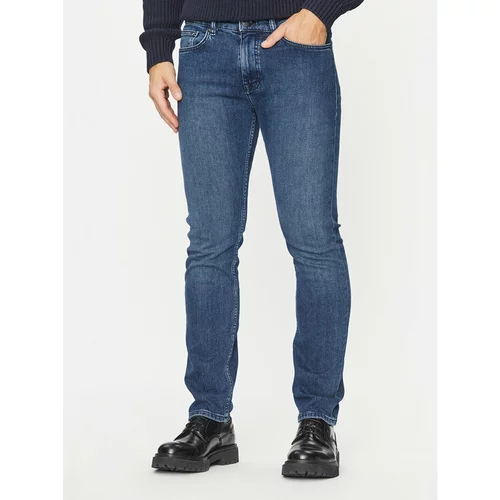 Boss Jeans hlače Delaware BC-P 50501152 Mornarsko modra Slim Fit