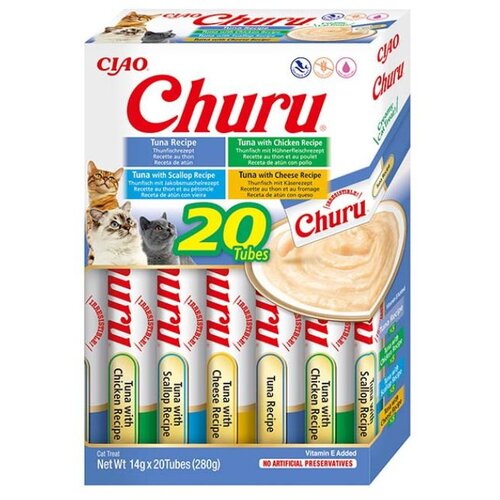 Churu Cat Pribolj&scaron;ek Variety Tunina 20x14 g Cene