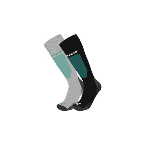 Čarape NORDICA UNI 2.0 2 para black teal-grey teal Slike