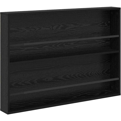  Polica za časopise s policom 2 pcs Crni hrast 100 x 12 x 70 cm Slike