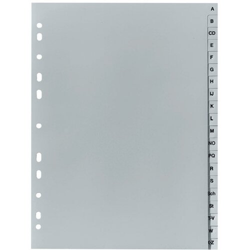 Pregrada PLASTIČNA A4 A-Z 20L HERLITZ 10843522 SIVA Cene